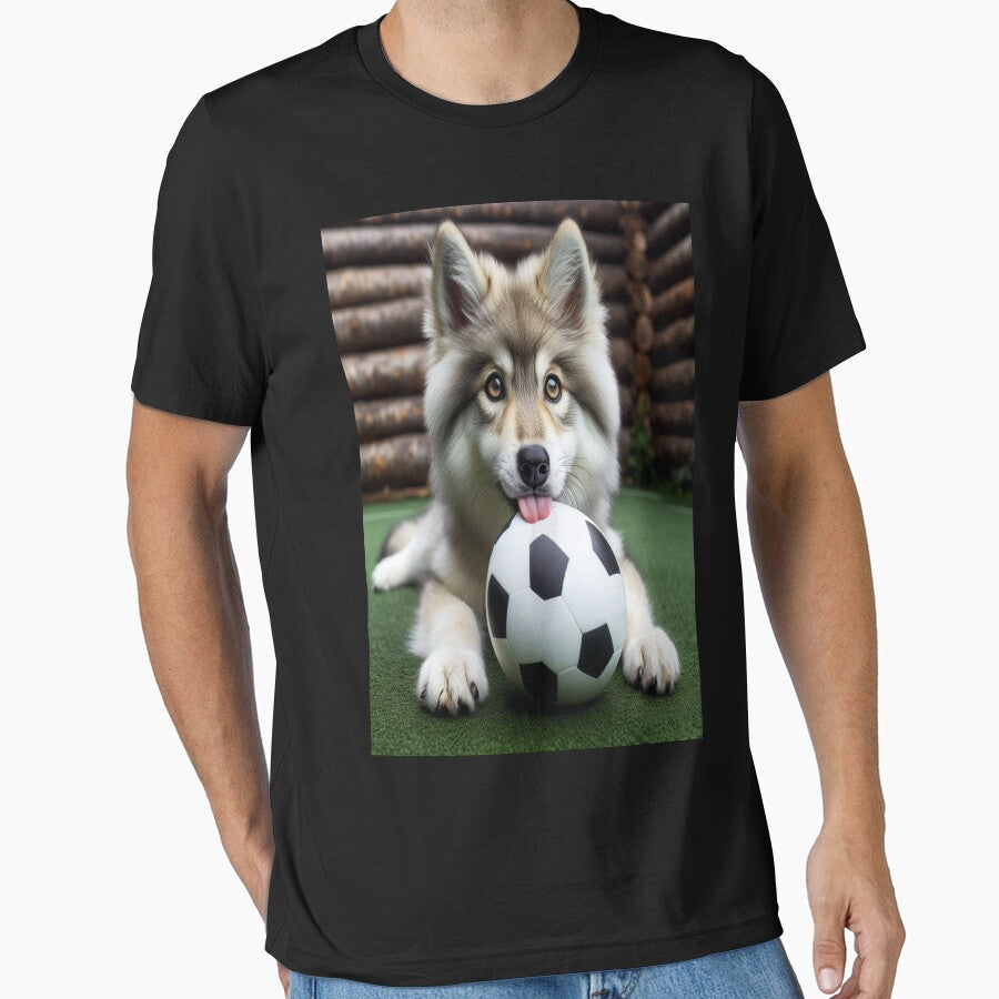 dog playing ball3 by E.D.CH designs.