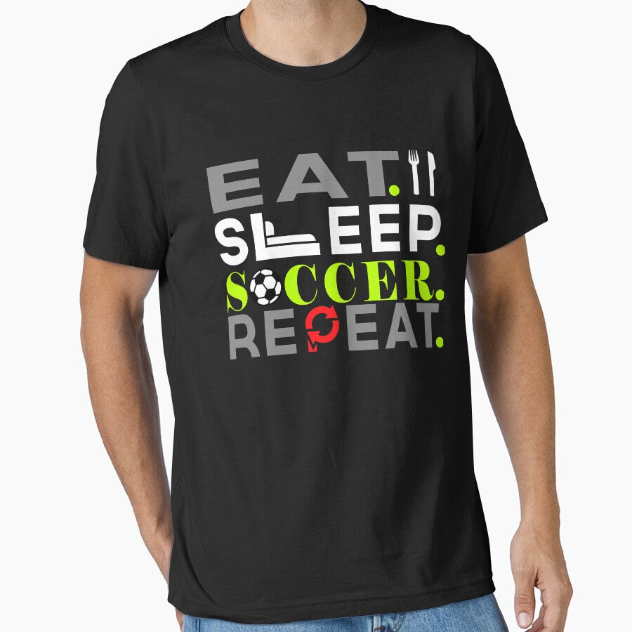 Eat Sleep Soccer Repeat by Kieran Abbott