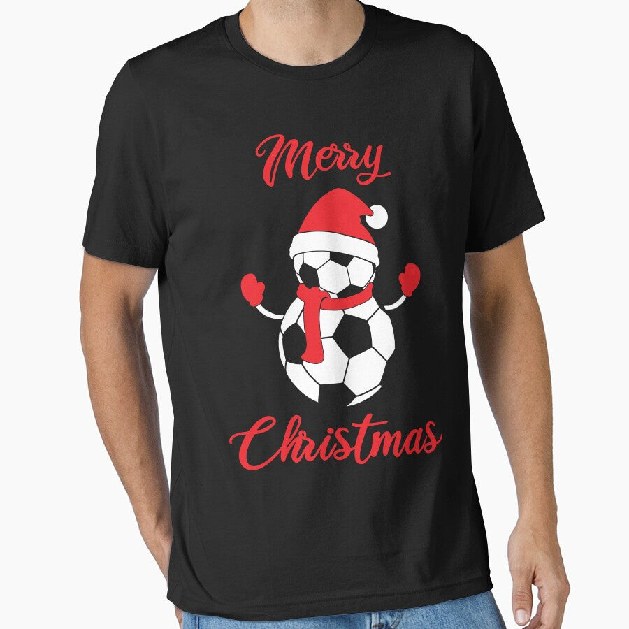 Merry Christmas - Soccer Ball Snowman by Georgy09