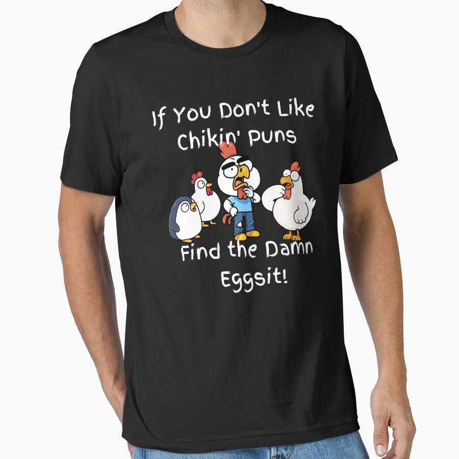 Find The Eggsit Funny Chicken by Rich Summers Art