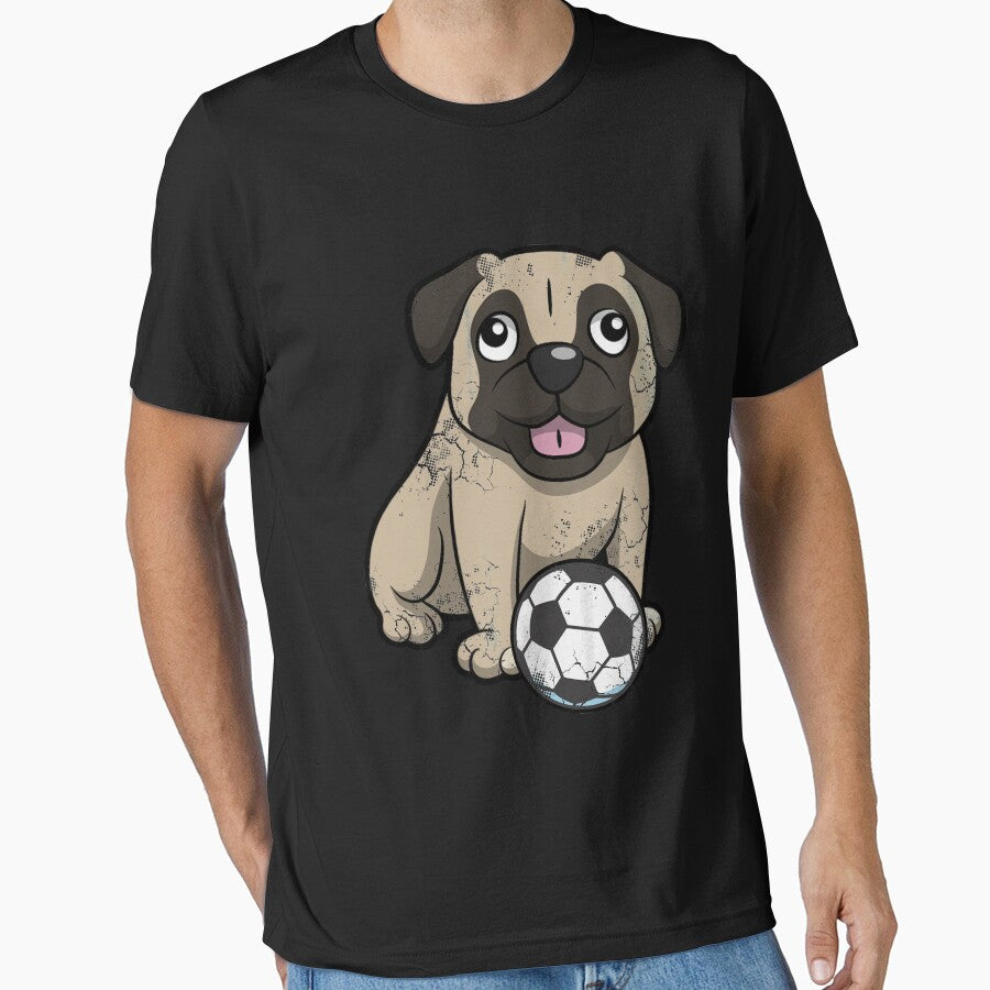 Pug Soccer Player by frittata