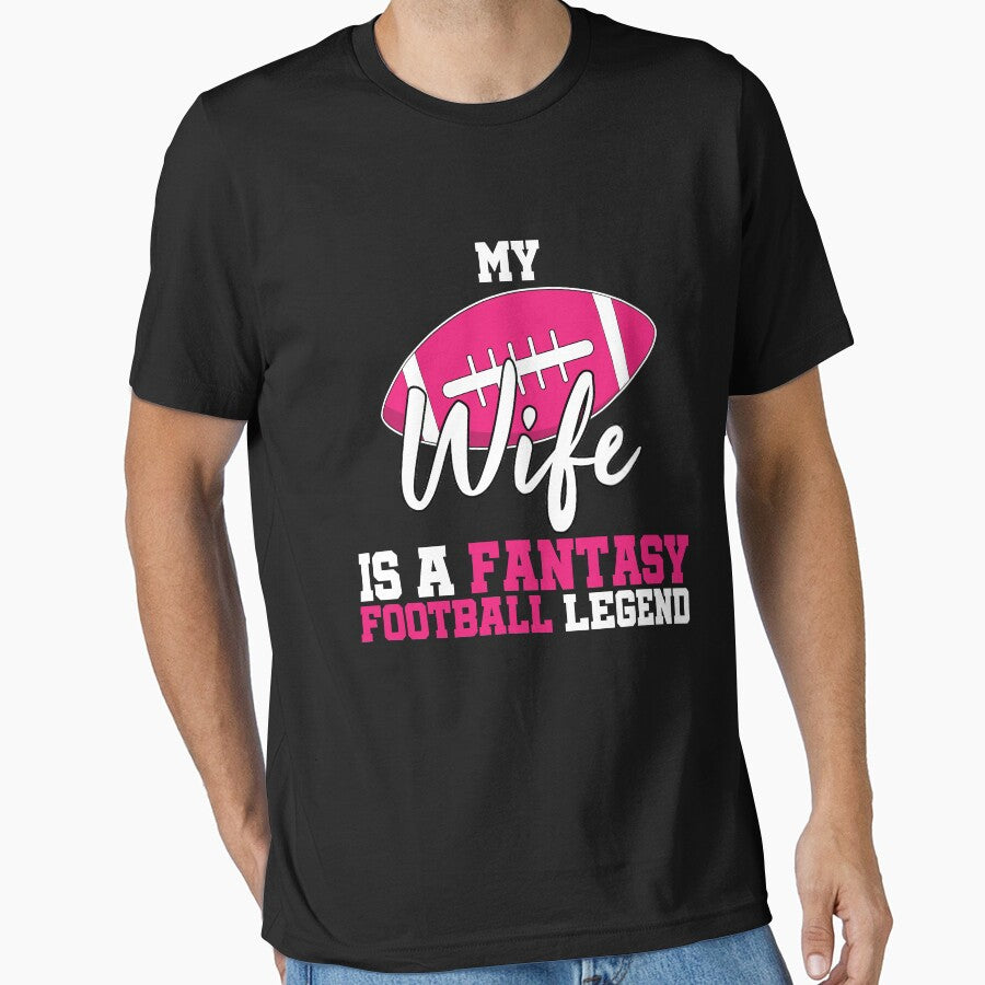 Football Wife T-shirt by 3familyllc