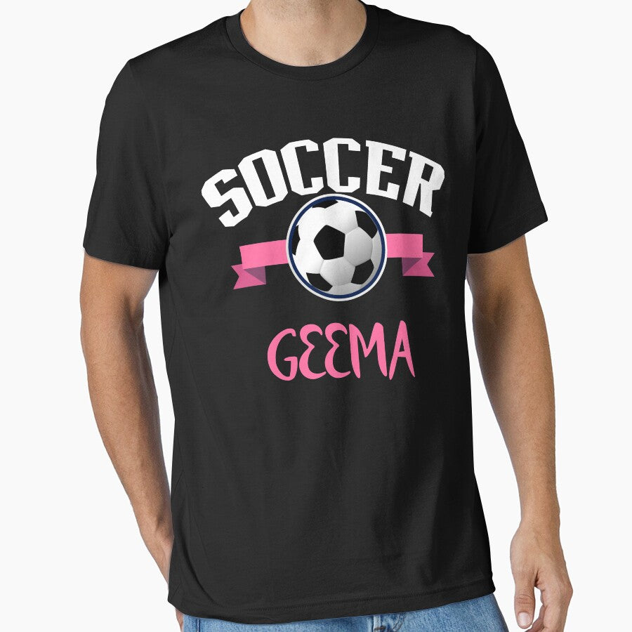 Funny Grandmother Sports Trendy Gift - Soccer Geema by PremiumDesignz
