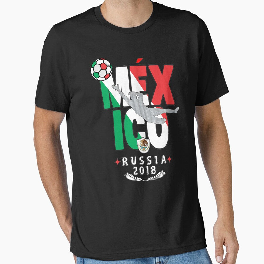 Mexico world cup soccer Russia in 2018 Tshirt by Tetete