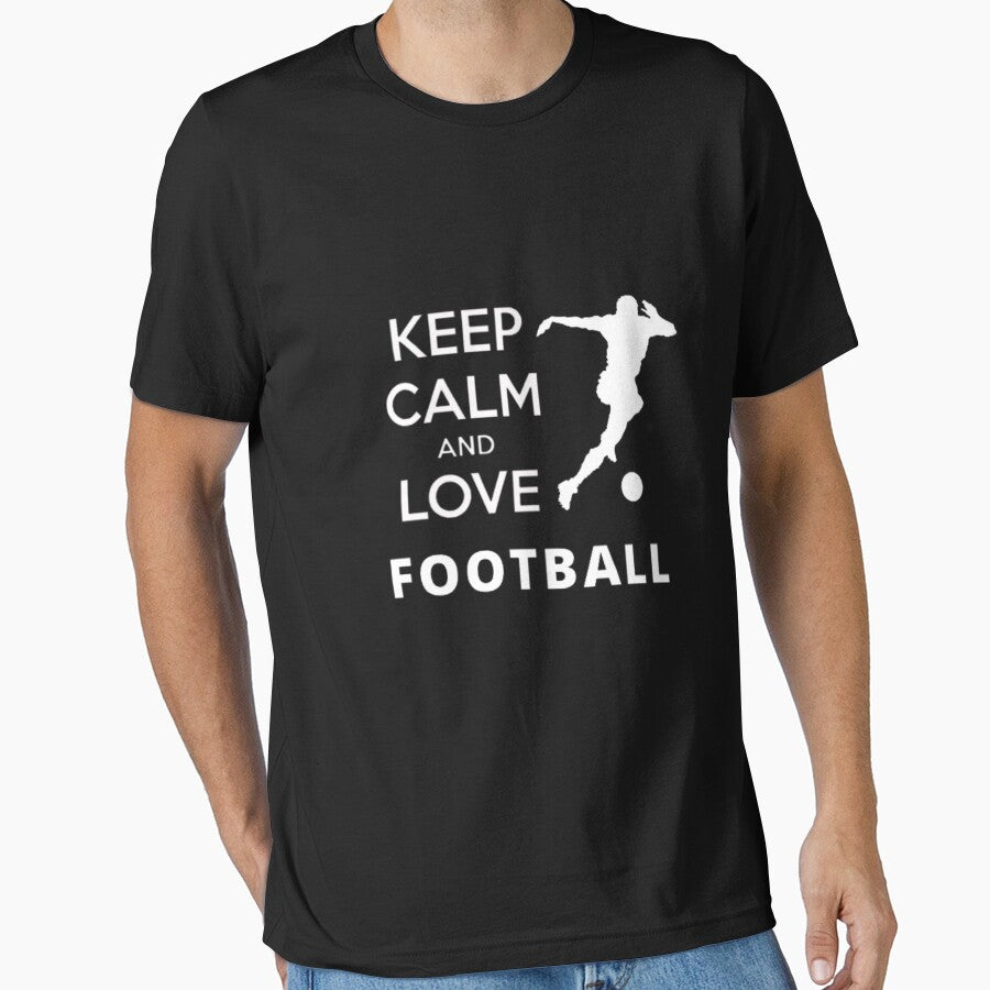 Keep calm and love football for football lovers gifts by BestDesign87