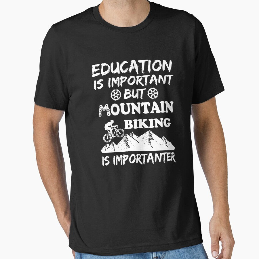 Mountain Biking Funny Quote Mountain Bikes Essential Bike by peachyline