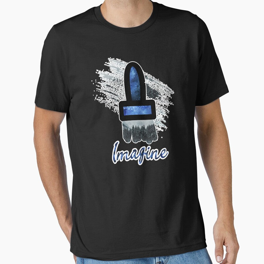 'Let's Paint the Forest' - Composition Designs for T-shirts, stickers and other accessories by Ridiculam Toga