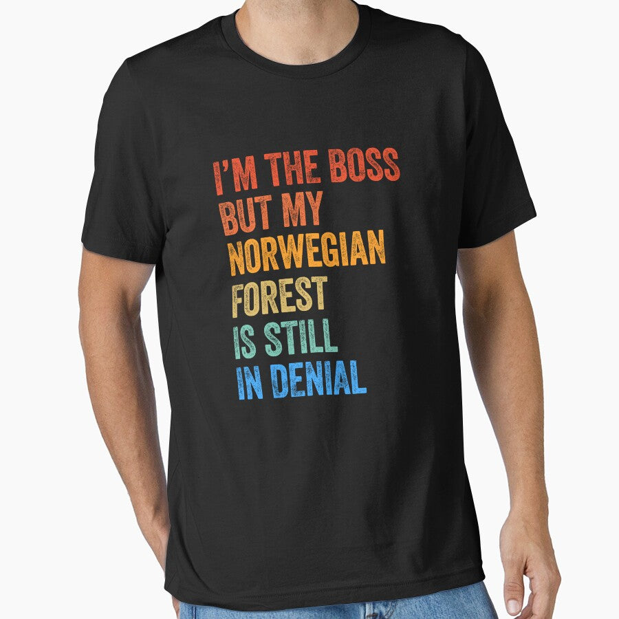 I'm Boss But My Norwegian Forest Cat Still In Denial by LADistrictGarb