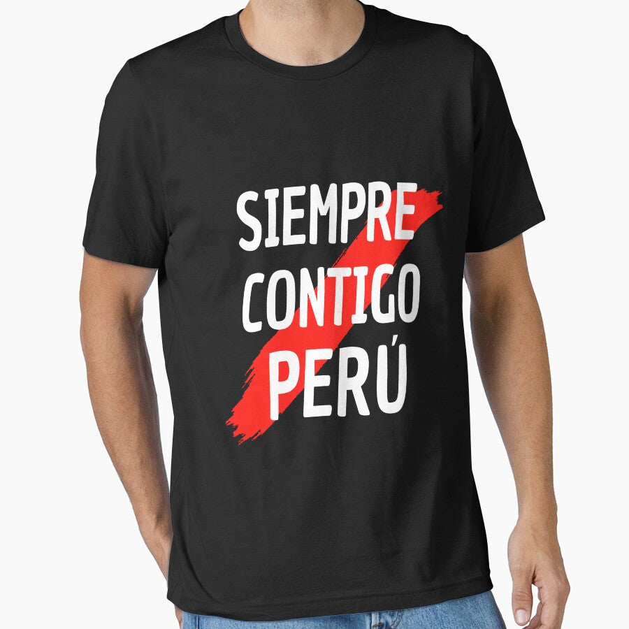 Siempre Contigo Peru Soccer Jersey Shirt Retro Peruvian Gift Vintage Peru Shirt Peru Llama Cusco Gift Idea by HallelujahTees