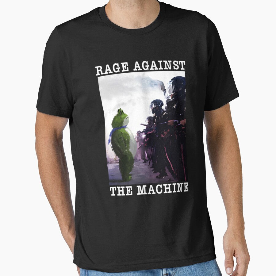 Rage Against The Machine Portland Frog Protest, No Kings In America, No Kings by Haupalette