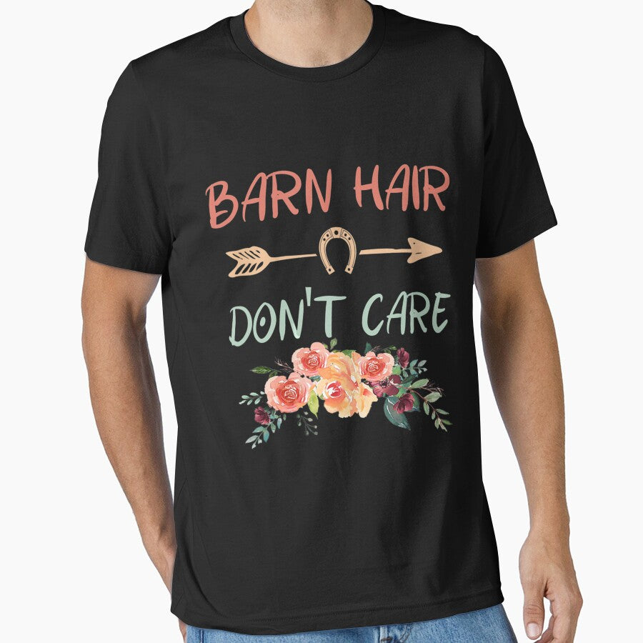 Barn Hair Don't Care Horse Funny Animal Lover by EmilyPippin
