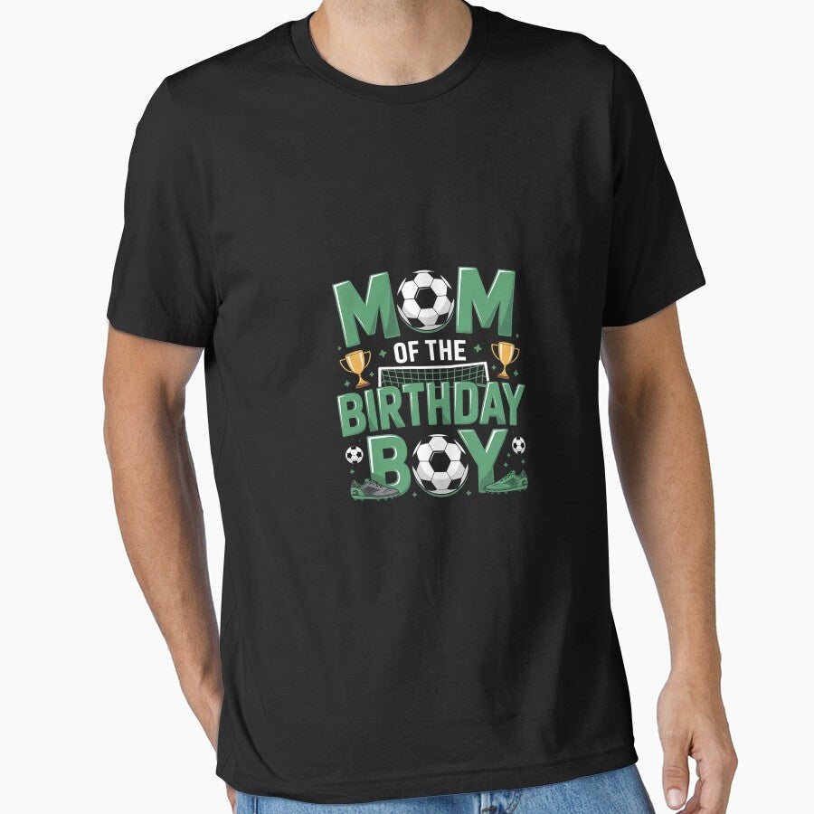Mom And Dad Of The Birthday Boy Soccer Group Family Matching by MicanCuteStore