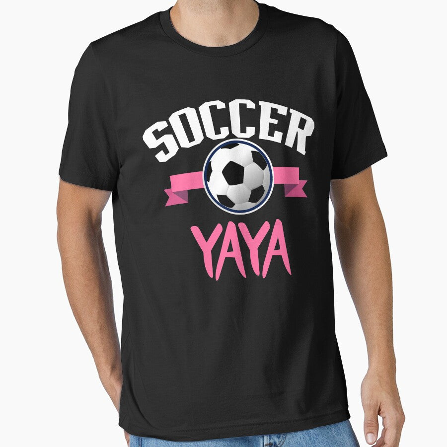 Funny Grandmother Sports Trendy Gift - Soccer Yaya by PremiumDesignz