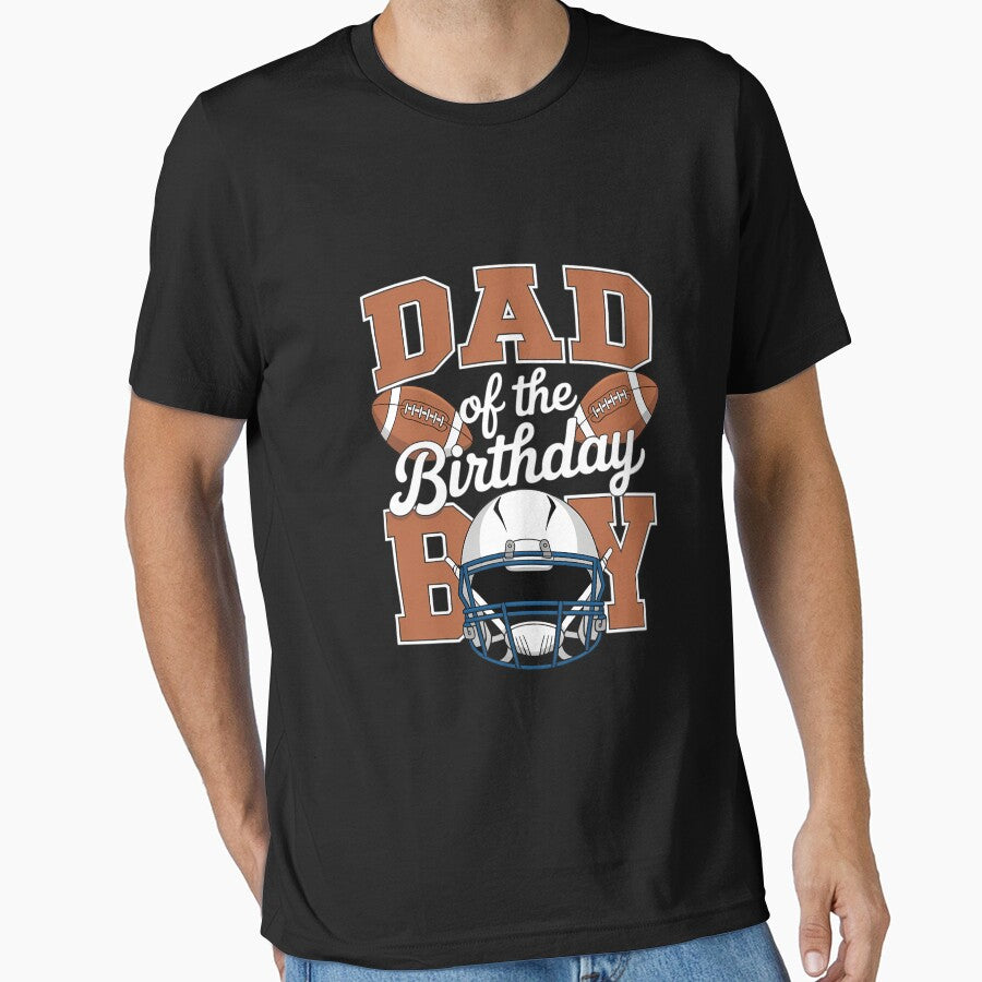 Dad Of The Birthday Boy Football Party Family by Bandikonsalez