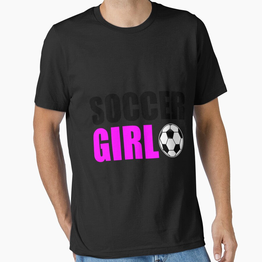 Soccer Girl Essential T-Shirt by rosaliarlwsa