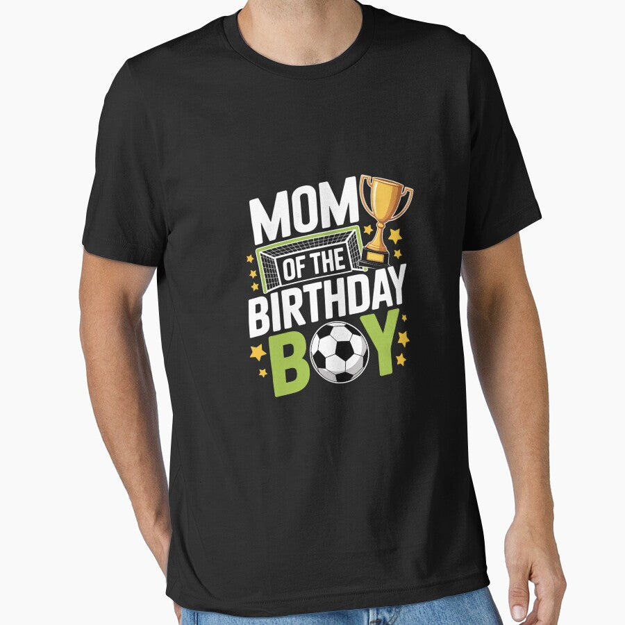 Soccer Mom Birthday Boy Party Soccer Family Matching- by Belkisallen
