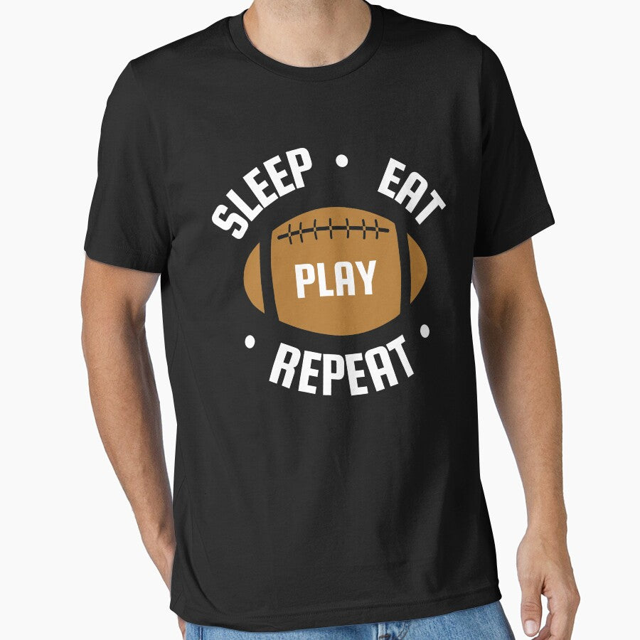 Eat sleep football repeat by Apoorv Choudhary