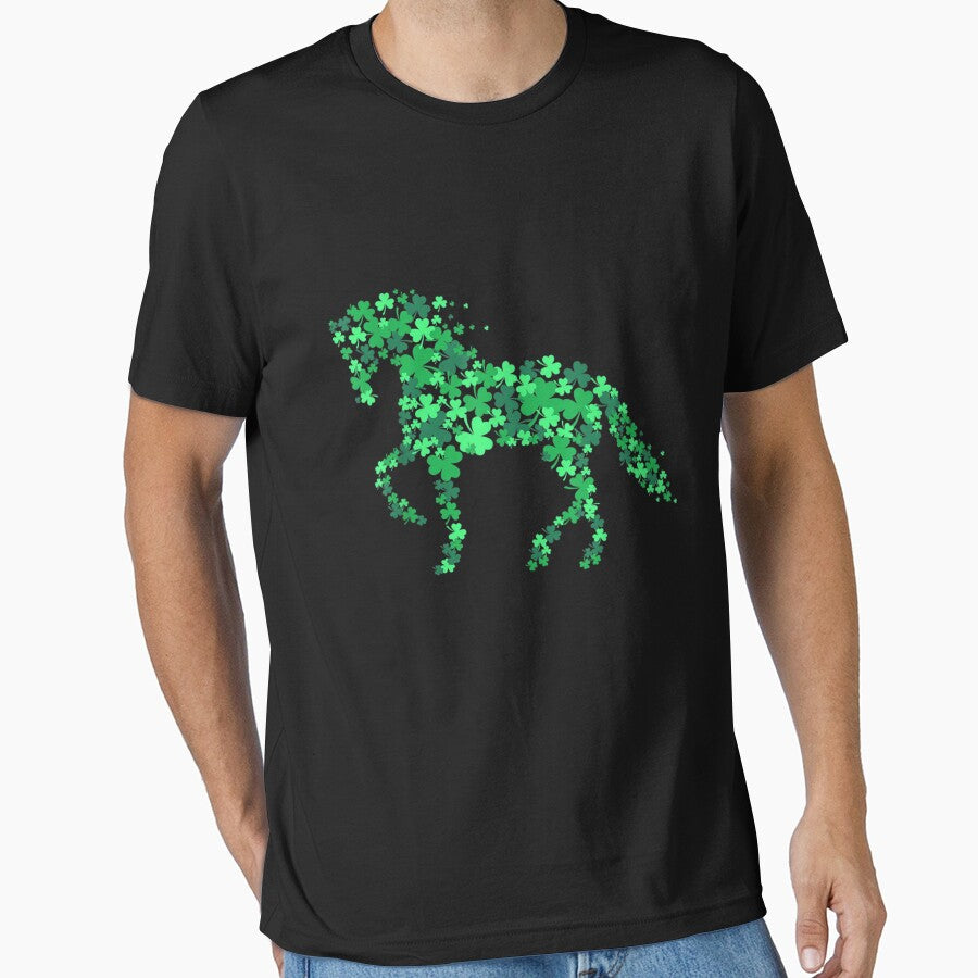 Horse Shamrock Horseback Riding Equestrian by HarrietAmber