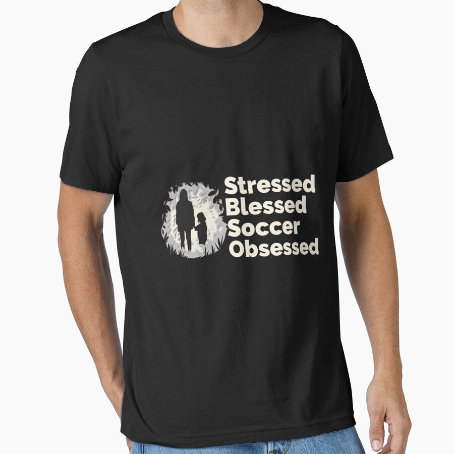 Stressed Blessed And Soccer Obsessed Design Classic T-Shirt by amberk1cira