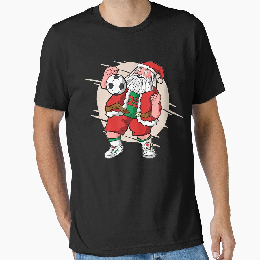 Christmas Santa Soccer Xmas Soccer Team by GouwensRick