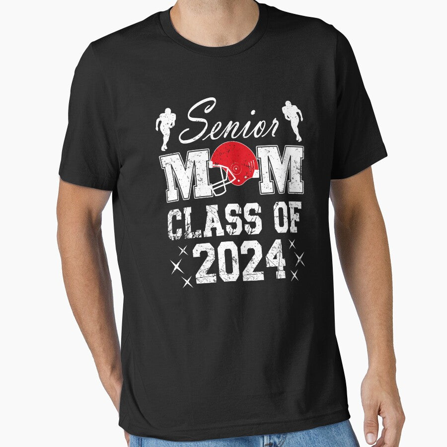 Senior Mom Class Of 2024 Soccer Mom Graduation Day Of School by Shozon