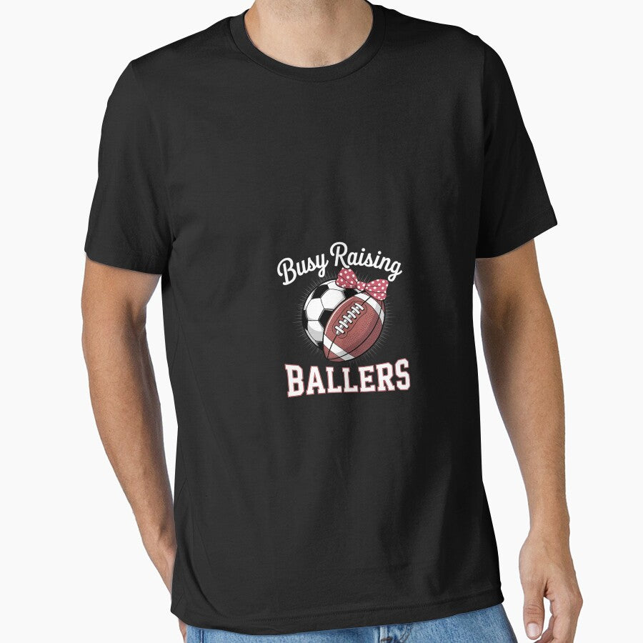 Busy Raising Ballers Football Soccer Mom by PowAcademy