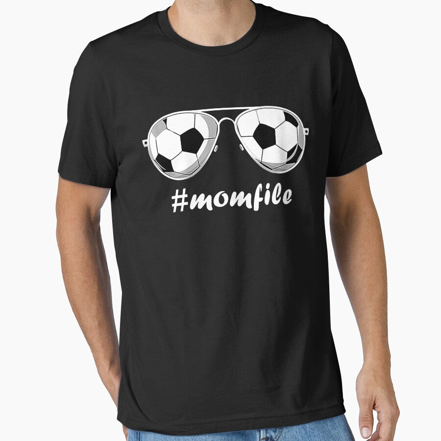 Momlife Soccer Aviators Mother_s Day Soccer Mom Life T-Shirt by PaeperStone