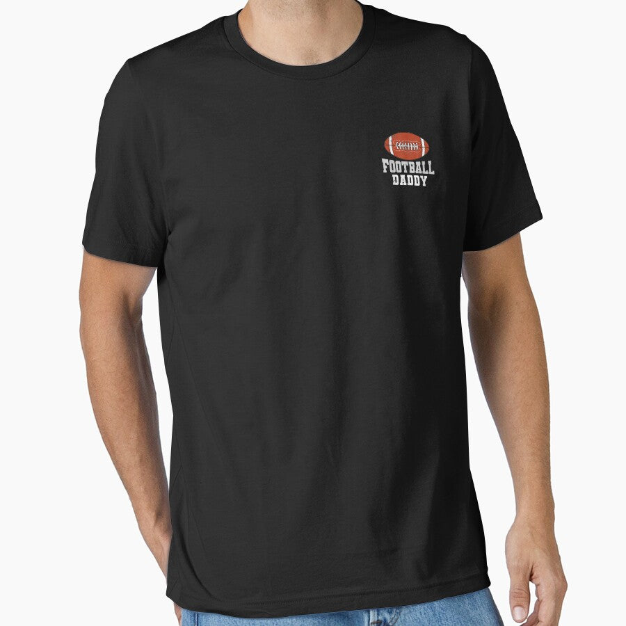 Funny American Football Daddy Retro Sports Football Lover by EuphemiaShop