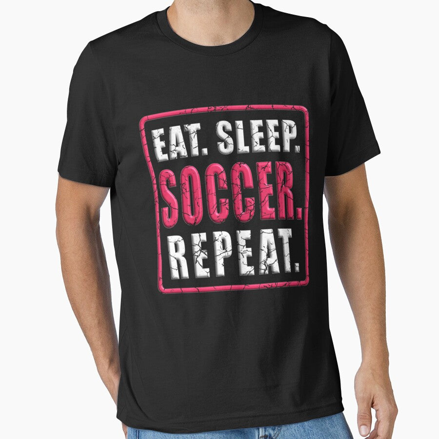 Eat Sleep Soccer Repeat Classic T-Shirt by cohenashl6