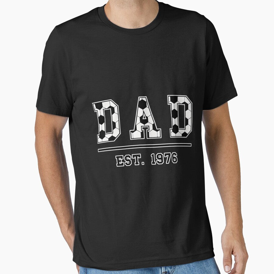 Soccer Dad Est 1976 Father Fathers Day Birthday Vintage by ZacharyCBritton