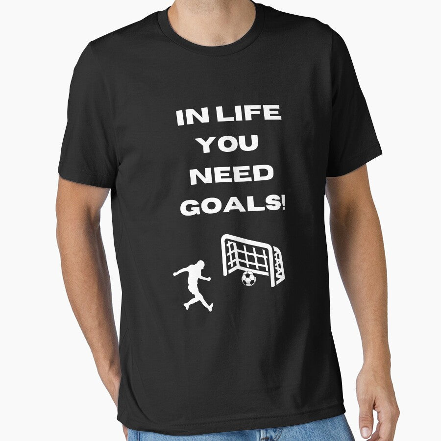 Funny Soccer Goal Pun In Life You Need Goals by Artstastic