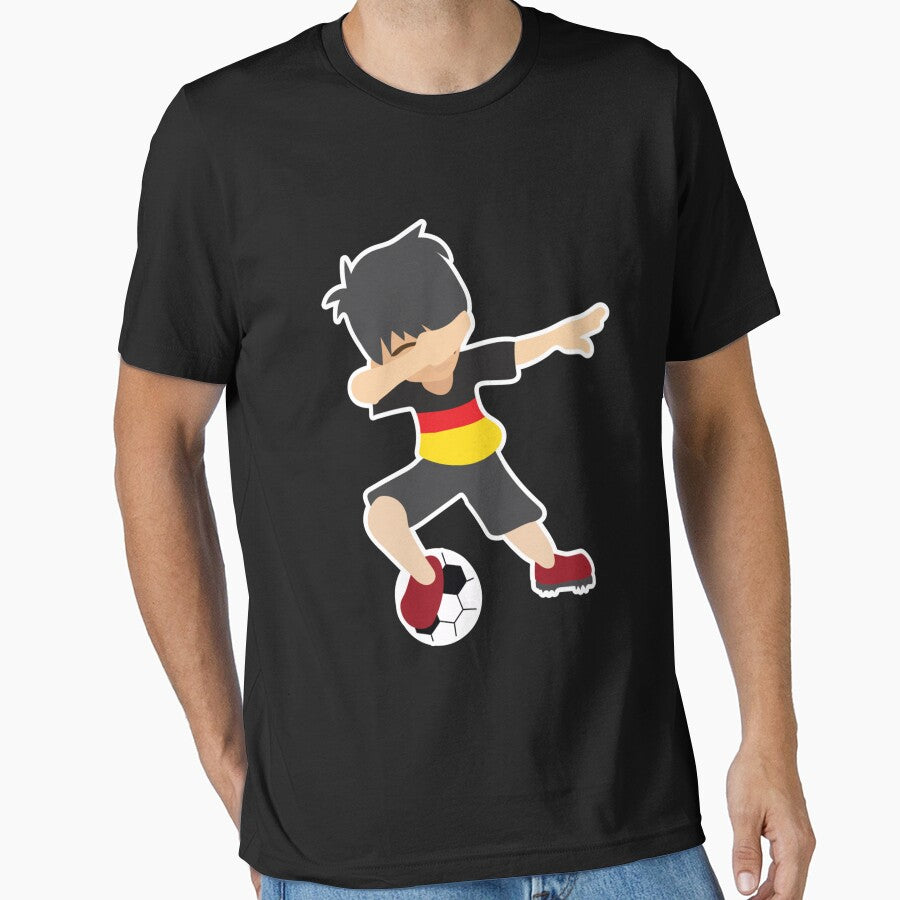 Dabbing Soccer Kid Germany Soccer Lover Gift Idea Sticker by debbieeileenrzp