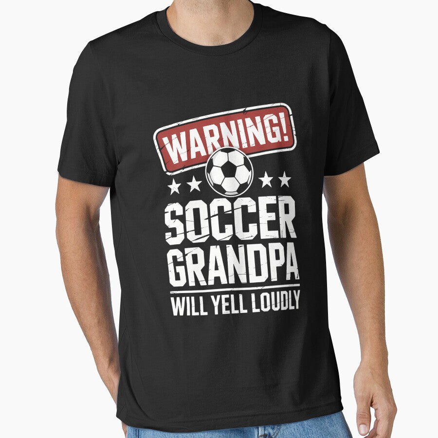 Soccer Grandpa Soccer Player Funny Joke Support by aidenpier