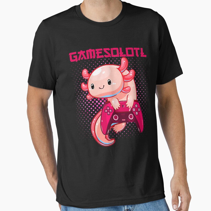 Gamer Axolotl Lover Cute Axolotl Gaming by xmjajd