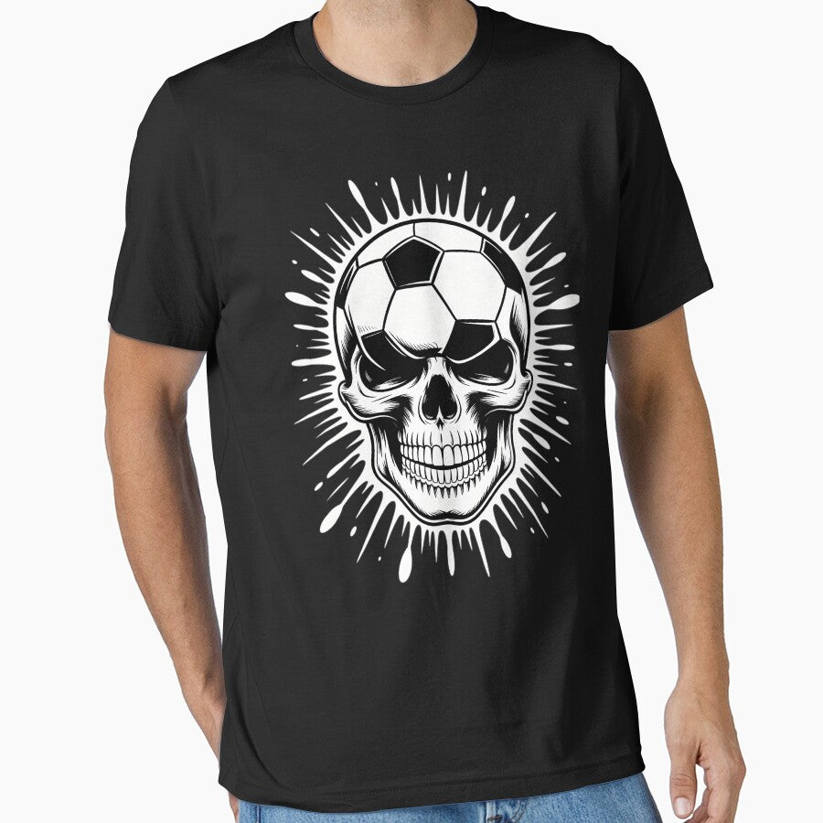 Halloween Soccer Ball Skull Sport All Hallows' Day by JulienAureo