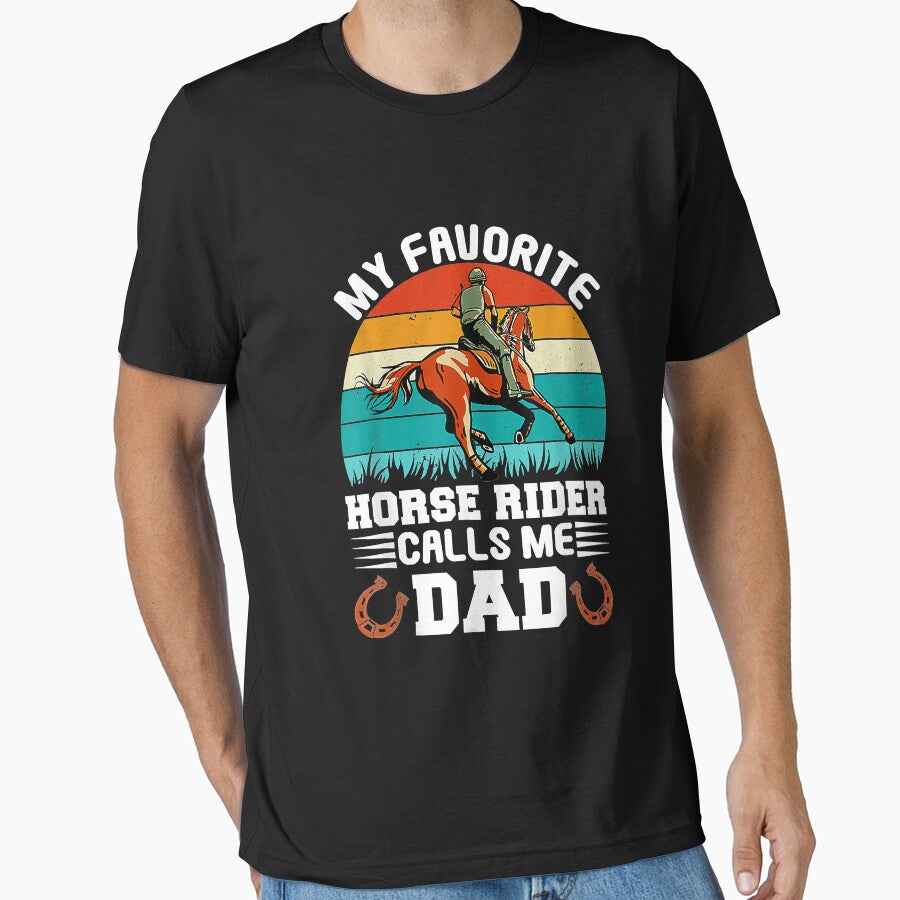 Vintage My Favorite Horse Rider Calls Me Dad Father's Day by doria7fjly