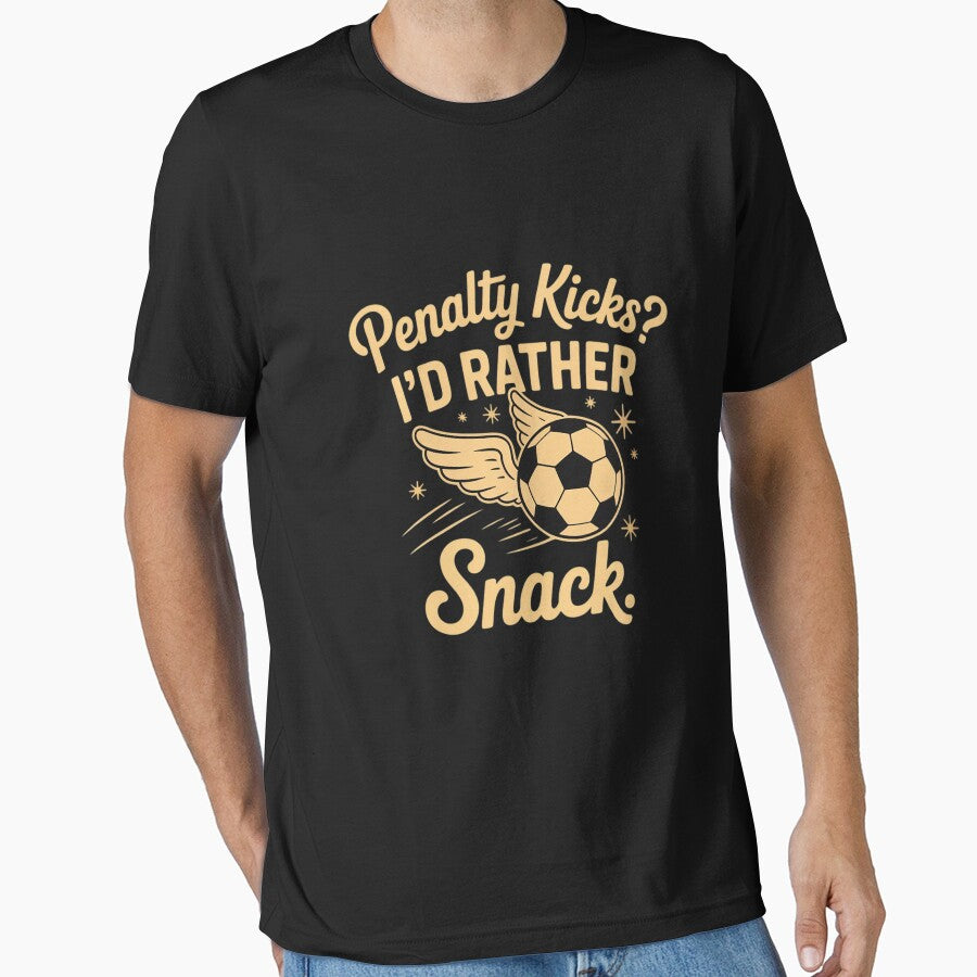 Penalty Kicks I'd Rather Snack Football Cookie Humor by HORIZBoutique