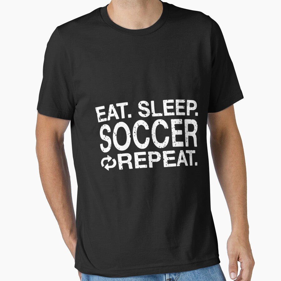 Eat Sleep Soccer Repeat Classic T-Shirt by contawana1s