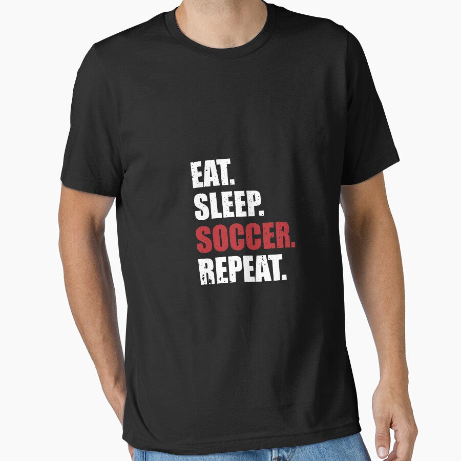Eat Sleep Soccer Repeat Hoodie by errettt