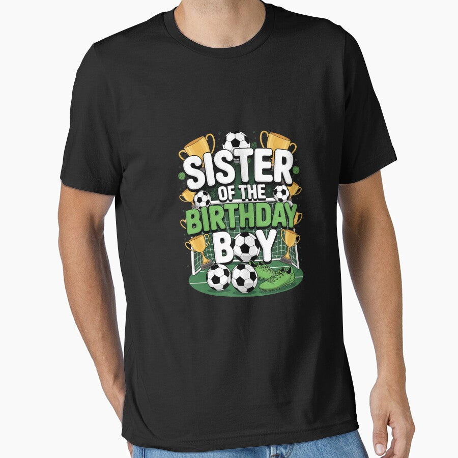 Sister Of The Birthday Boy Soccer Group Family Matching by DigitaldeligArt