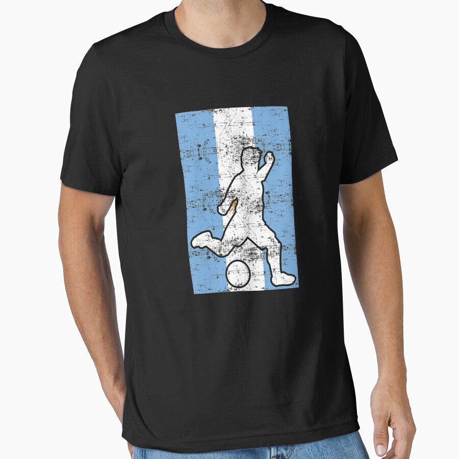 Argentina Flag Soccer Player by melsens