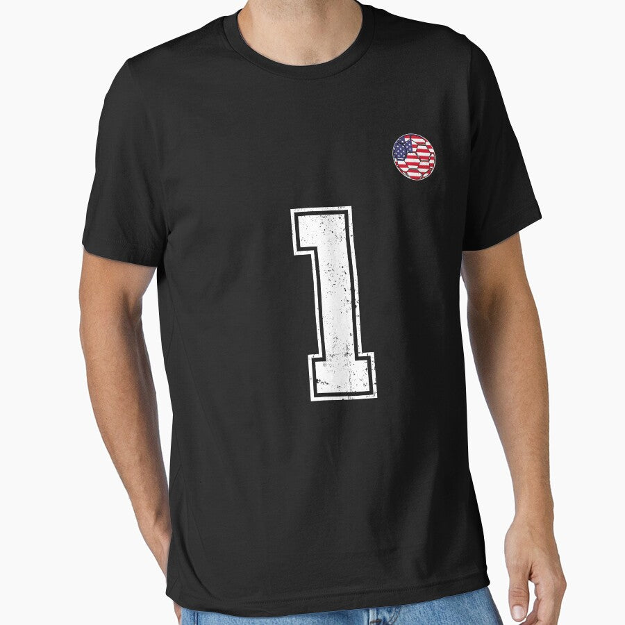Soccer player Jersey number 1 Usa Fans by RoyesButler