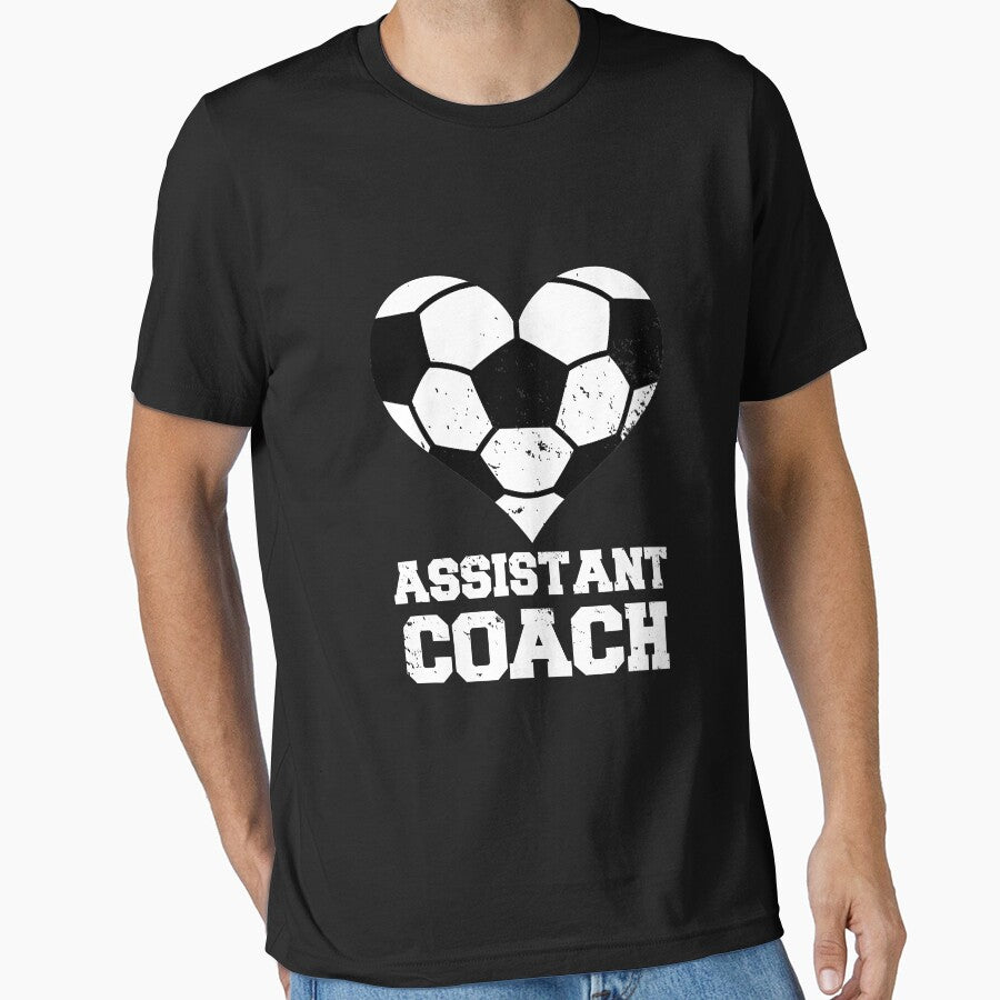 Assistant Soccer Coach Heart Funny Assistant Coach by TARABENNIE01