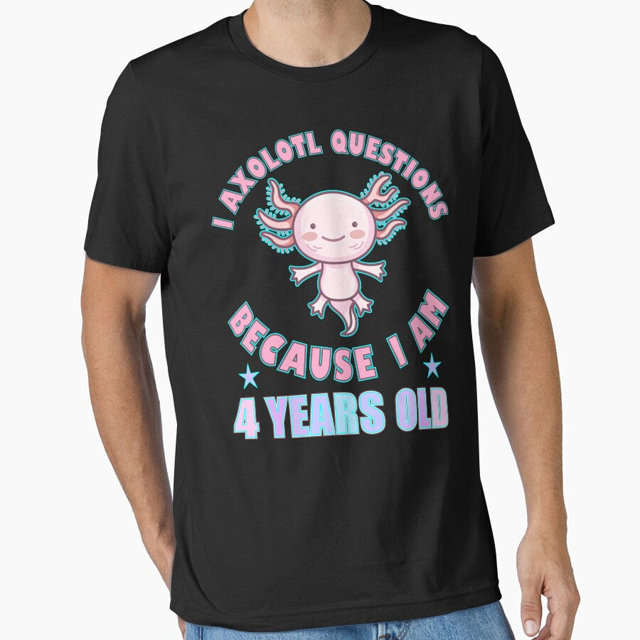 I Axolotl Questions I Am 4 Years Old by artfulnotebook