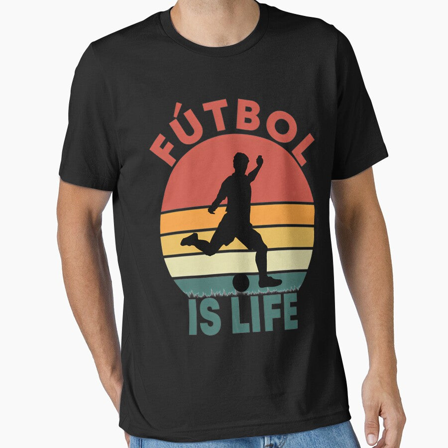 Futbol Is Life Retro Vintage by ClosetSouchon