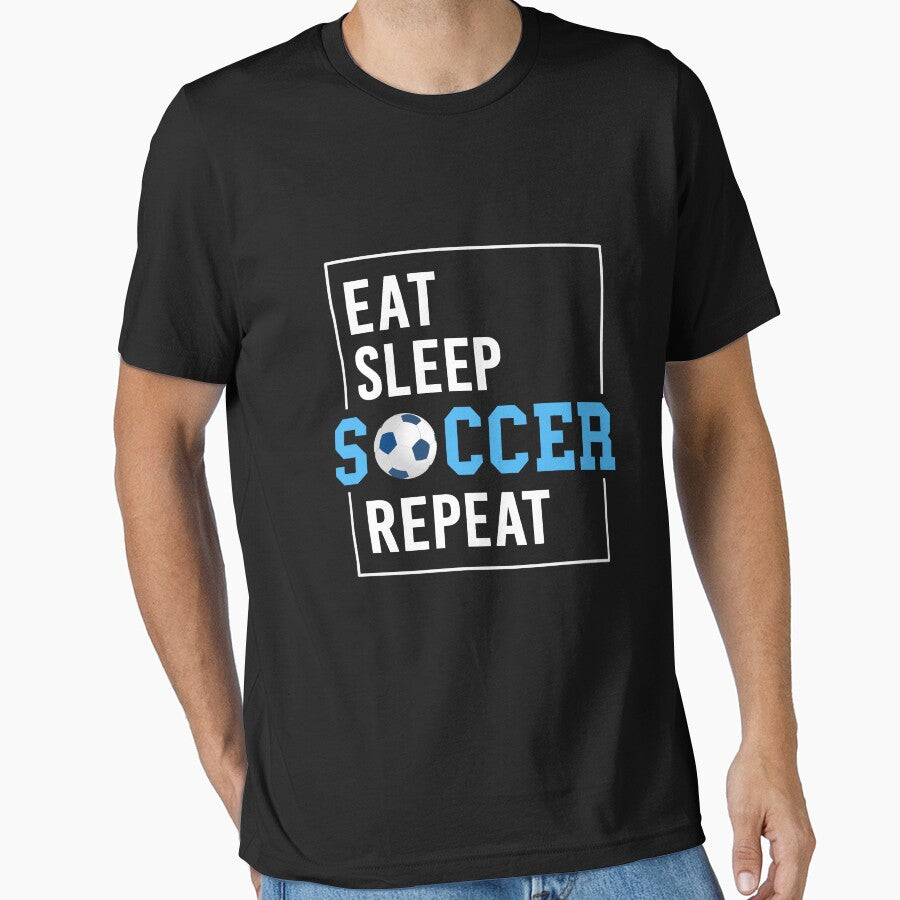 Eat Sleep Soccer Repeat by UniPrint4All