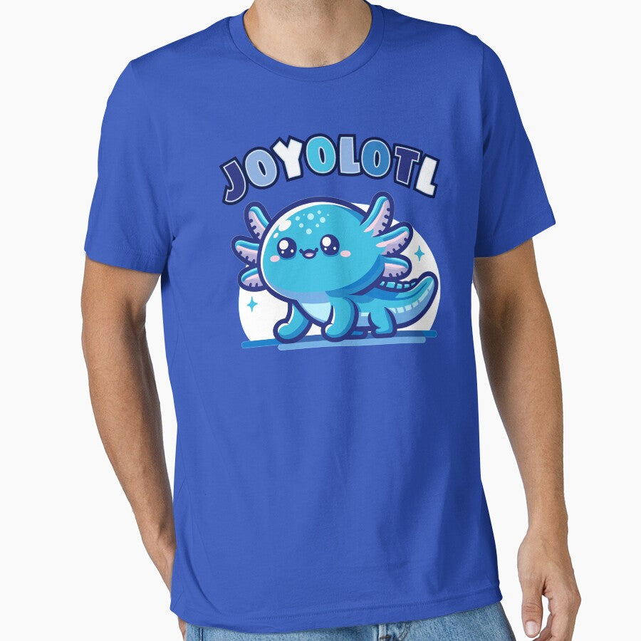 Cute Kawaii blue axolotl pun by ColorAlotl