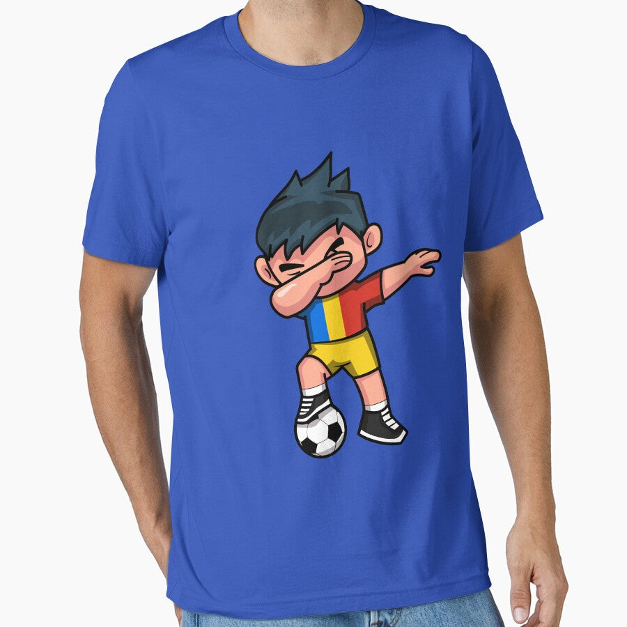 Soccer Boy Dabbing Romania by melsens