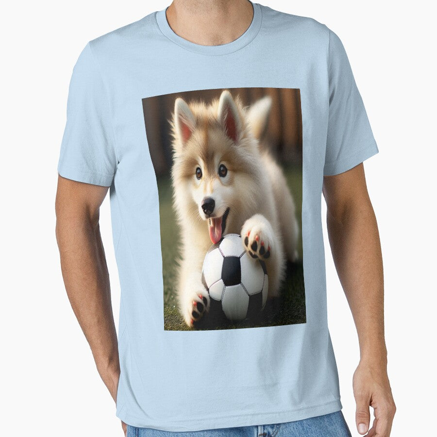 dog playing ball2 by E.D.CH designs.