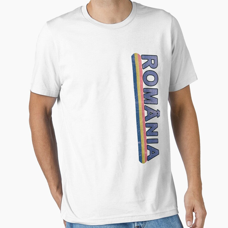 Romanian Language Distressed Jersey Style by merchhost